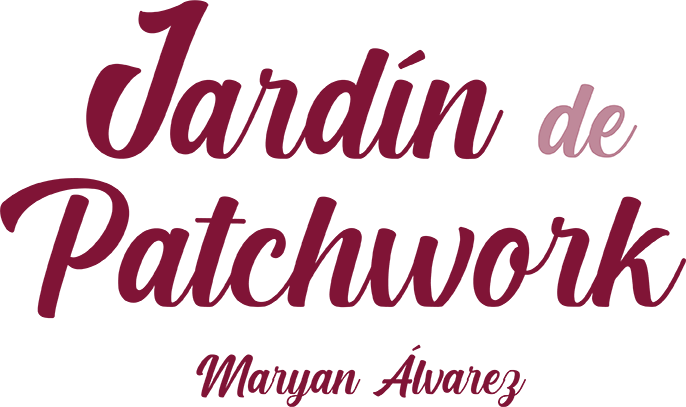 jardin de patchwork logo centrado