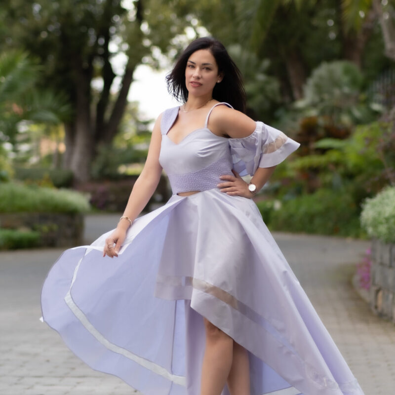 Vestido lila